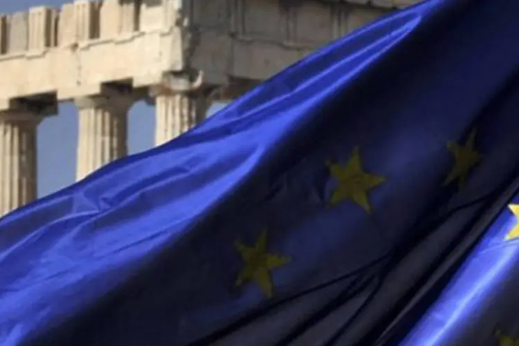 A conclusão da maior parte da troca permitiu que a Grécia obtivesse um novo resgate da UE e do FMI no mês passado (Louisa Gouliamaki/AFP)