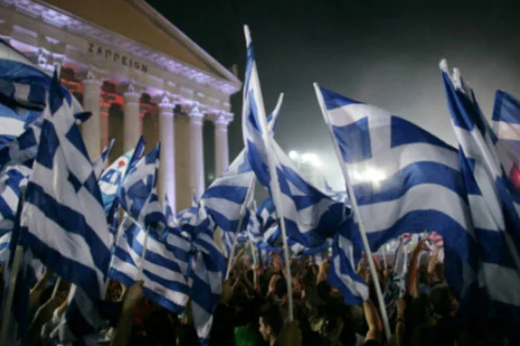 
	Protesto na Gr&eacute;cia: em mensagem, Xiros critica pap&eacute;is desempenhados pela m&iacute;dia, pelo judici&aacute;rio, pela pol&iacute;cia e pelo partido extrema direita Aurora Dourada durante crise
 (Milos Bicanski/Getty Images)