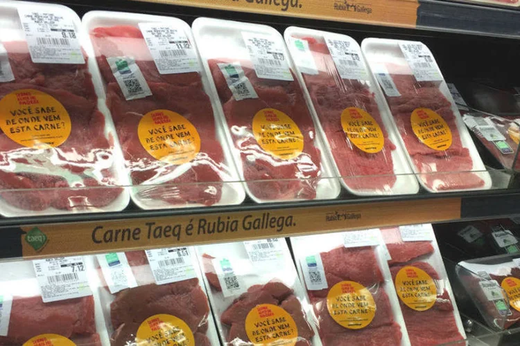 Ação do Greenpeace: denúncia para carnes que provêm de áreas de desmatamento (Reprodução)
