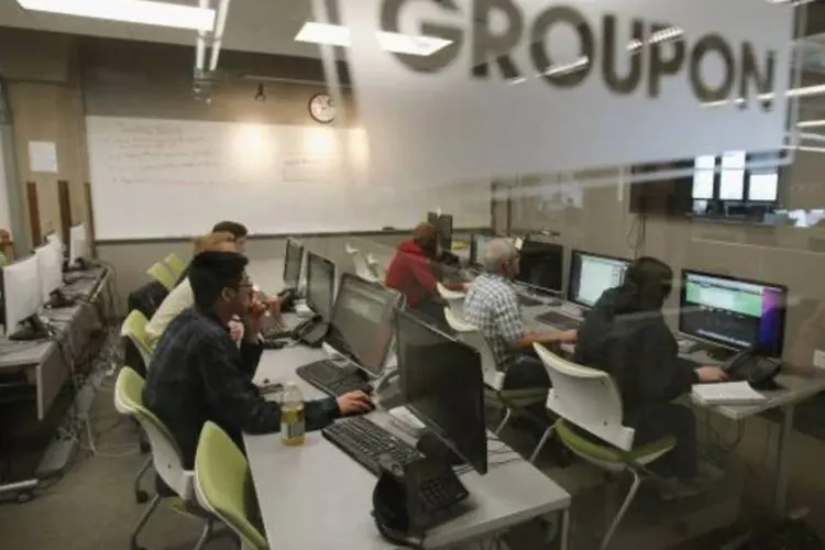 Groupon é agora avaliado em cerca de US$ 13 bilhões (Scott Olson/Getty Images)