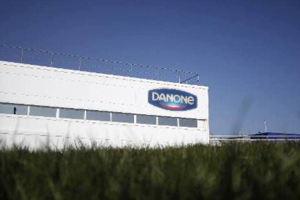 Danone: Companhia negou qualquer irregularidade (Charly Triballeau/AFP)