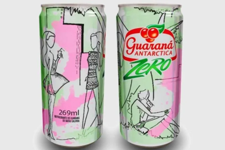 Lata de Guaraná Antarctica Zero estilizada (Divulgação)