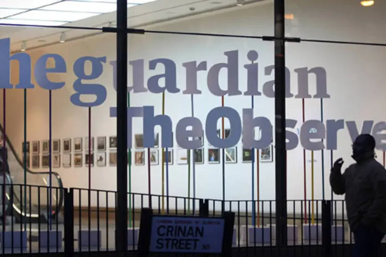 
	Sede do The Guardian: jornal&nbsp;vem divulgando os vazamentos de informa&ccedil;&atilde;o proporcionados por Edward Snowden
 (Peter Macdiarmid/Getty Images)