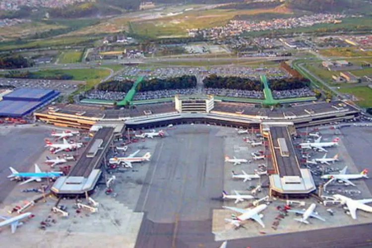 
	Aeroporto de Guarulhos: recursos destinam-se &agrave; amplia&ccedil;&atilde;o, moderniza&ccedil;&atilde;o e explora&ccedil;&atilde;o da infraestrutura dos dois aeroportos
 (Infraero/Divulgação)