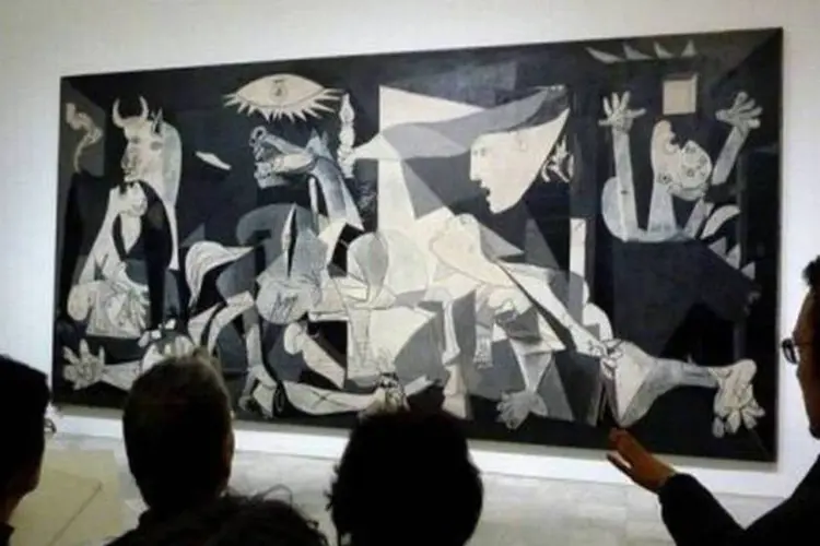 Guernica: segundo os historiadores, entre 150 e 300 pessoas morreram neste ataque dos nazistas, aliados do general Francisco Franco (AFP/AFP)