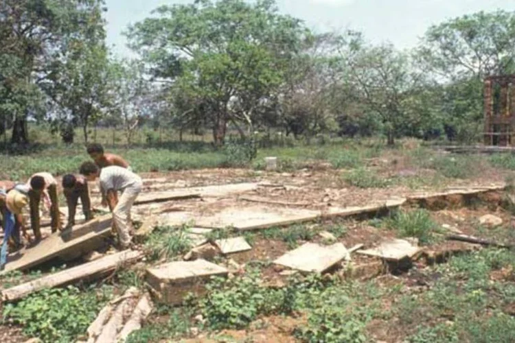 Local onde o Exército Brasileiro construiu um centro de tortura, durante a Guerrilha do Araguaia, movimento que surgiu na década de 1970 em oposição à ditadura militar (MARCOS ROSA/VEJA)