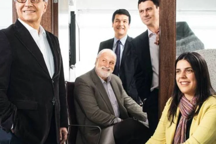 Guilherme Leal (à Esq.) com participantes de sua rede: tentativa de oxigenar a política brasileira (Germano Lüders/EXAME.com)