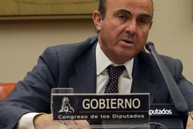 O ministro da Economia da Espanha, Luis de Guindos (Pierre-Philippe Marcou/AFP)