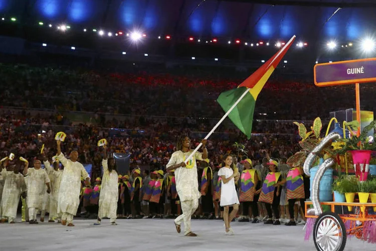 
	Guin&eacute;: &quot;O nadador Amadou Camara e Mame Adama Bangoura, do jud&ocirc;, fugiram da Vila Ol&iacute;mpica e permaneceram no Brasil&quot;
 (Kai Pfaffenbach / Reuters)