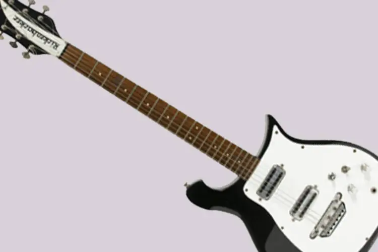 Guitarra de George Harrison: guitarrista comprou o instrumento em 1963, em Mount Vernon, Illinois, durante uma viagem para visitar sua irmã, de acordo com a casa de leilões de Beverly Hills, Califórnia. (Reuters)