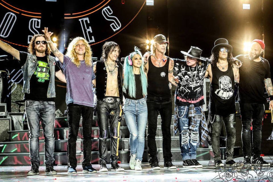 Guns N Roses fará cinco shows no Brasil em novembro