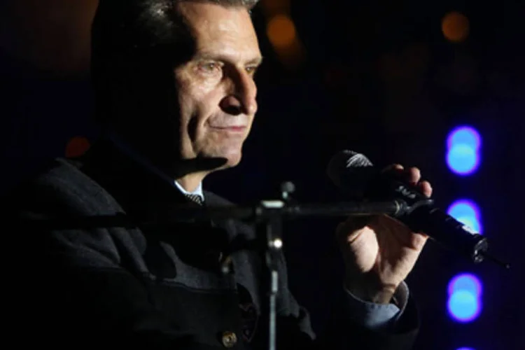 Günther Oettinger, comissário europeu de Energia