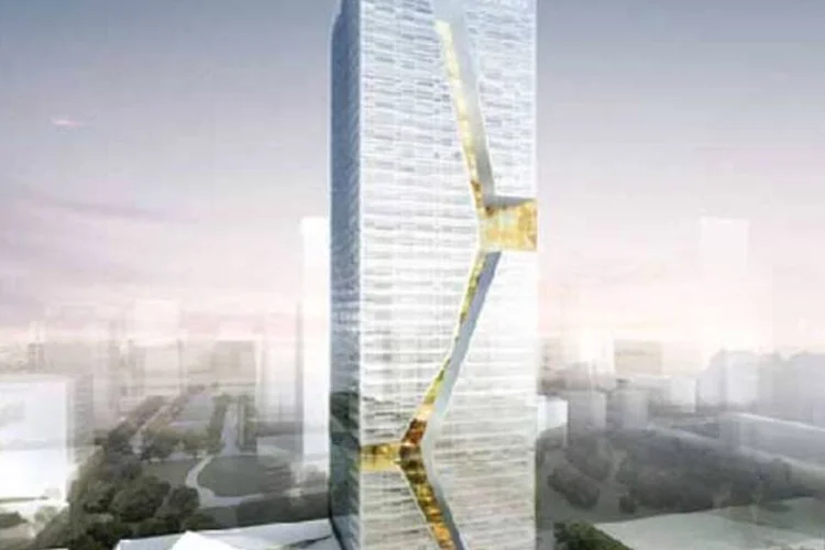 Guousen Tower, projeto desenvolvido pelo escritório Fuksas (Divulgação/ Fuksas)