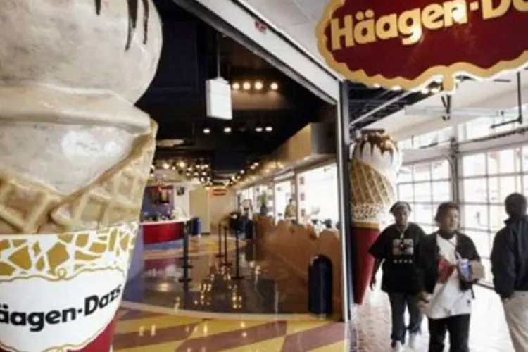 Loja da Häagen-Dazs em Chicago: General Mills já é distribuidora da Yoplait nos EUA (Scott Olson/AFP)