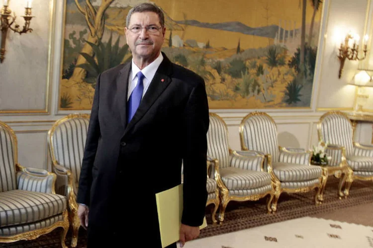 Habib Essid: a Túnisia é o único país em que a transição democrática teve sucesso (Zoubeir Souissi/Reuters)