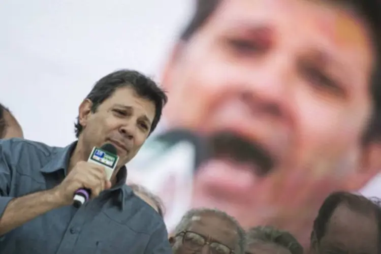 
	Prefeito Fernando Haddad: prefeitura aceitou diminuir o teto do aumento do imposto para 2015 e 2016, os chamados residuais
 (Marcelo Camargo/ABr)