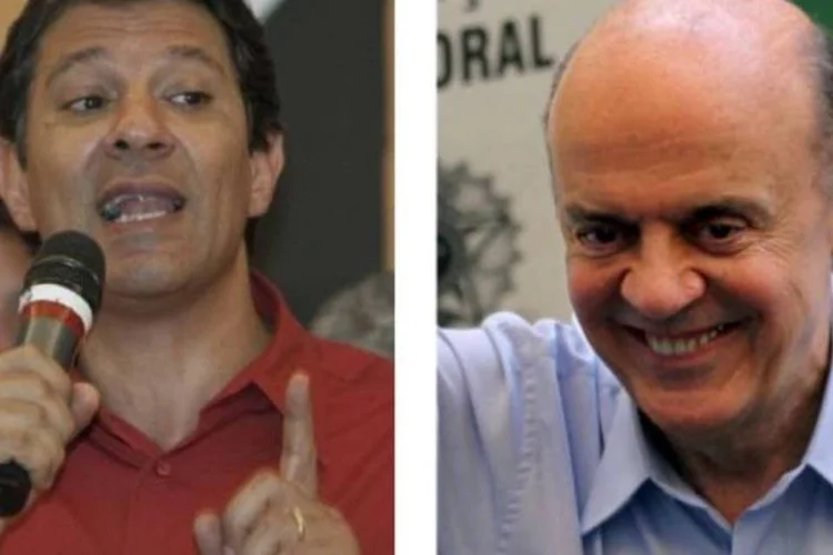 
	Fernando Haddad e Jos&eacute; Serra: dinheiro de construtoras e empresas do setor imobili&aacute;rio representa 62% das doa&ccedil;&otilde;es depositadas nas contas abertas das duas legendas&nbsp;
 (Agência Brasil/Reuters/Montagem de Pedro Zambarda/EXAME.com)