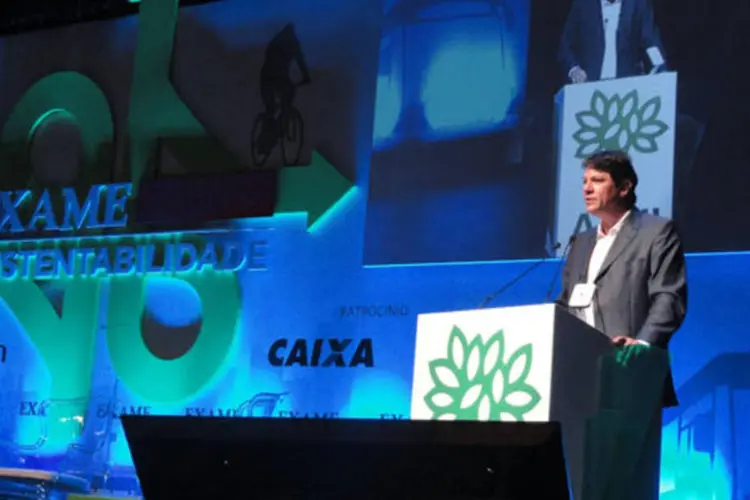 Fernando Haddad: prefeito de SP participou do Exame Fórum Sustentabilidade (Beatriz Souza)