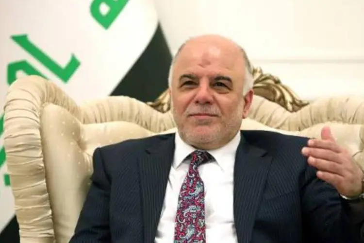 O premier do Iraque, Haidar al-Abadi: dirigentes discutirão uma série de temas, incluindo o apoio dos Estados Unidos ao Iraque para enfraquecer e, em última instância, destruir o Estado Islâmico (Hadi Mizban/AFP)