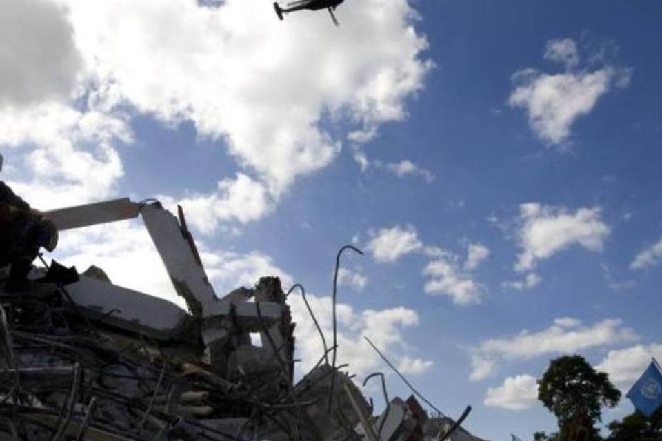 Haiti devastado por terremoto: ONU pediu US$ 231 milhões para a reconstrução (Getty Images)