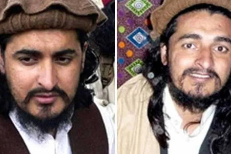 
	Hakimullah Mehsud, l&iacute;der do&nbsp;Taleban&nbsp;paquistan&ecirc;s: ningu&eacute;m assumiu imediatamente responsabilidade pelo ataque, no distrito Machh, na prov&iacute;ncia de Baluchist&atilde;o
 (Montagem com fotos divulgação do FBI)