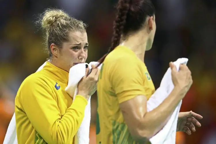 
	Handebol: a &uacute;ltima esperan&ccedil;a do Brasil no handebol recai sobre os ombros da sele&ccedil;&atilde;o masculina, que alcan&ccedil;ou as quartas de final pela primeira vez
 (Marko Djurica / Reuters)