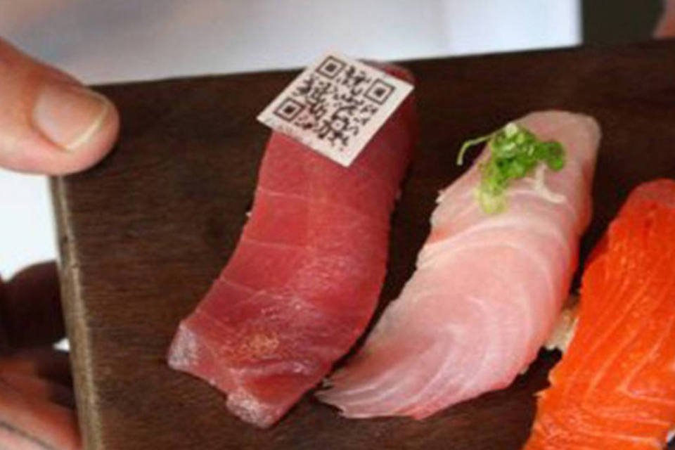 Restaurante inclui QR Codes em seus pratos japoneses