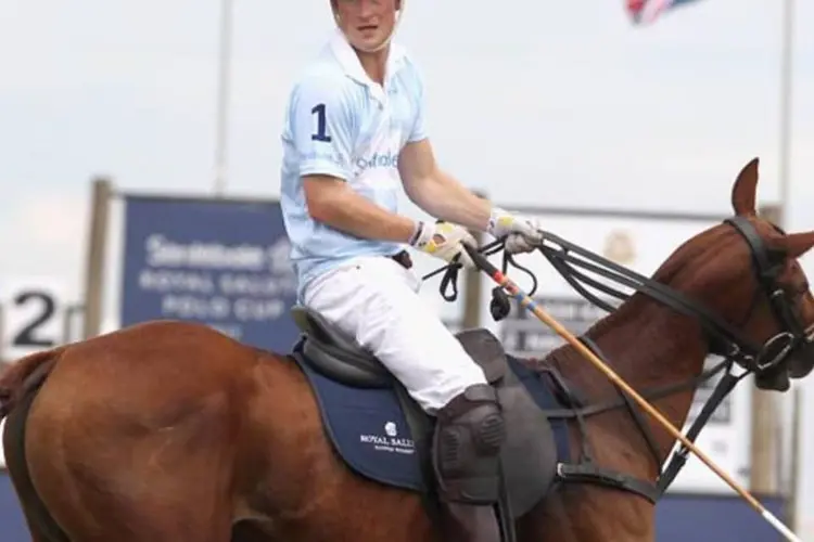 Príncipe Harry joga polo em Campinas, interior do Estado de São Paulo (Getty Images)