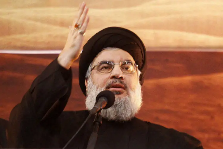 
	O l&iacute;der do movimento xiita liban&ecirc;s Hezbollah, Hasan Nasrallah
 (Khalil Hassan/Reuters)