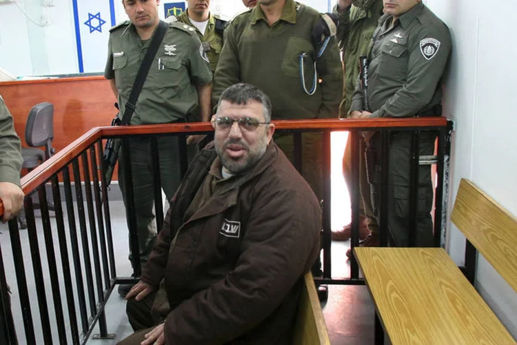 
	Hasan Yusef, l&iacute;der do Hamas preso na Cisjord&acirc;nia: um dos fundadores do Hamas, passou v&aacute;rios anos nas pris&otilde;es israelenses e foi libertado pela &uacute;ltima vez em junho
 (Reuters / Ammar Awad)