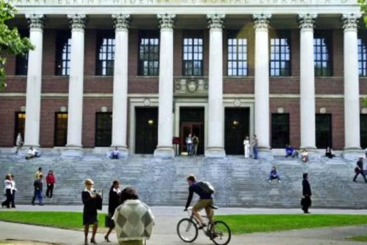 Uma das bibliotecas de Harvard: Brasileiros podem pleitear uma bolsa de estudos na universidade (.)