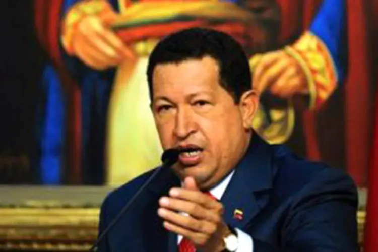 Hugo Chávez, presidente venezuelano: a extração de petróleo na Faixa do Orinoco deve ser intensa, já que a região possui um potencial para 211 bilhões de barris (Arquivo/AFP)
