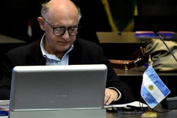 O chanceler argentino, Hector Timerman: "O que a Grã-Bretanha fez é uma provocação, não apenas à Argentina, como também às Nações Unidas" (Rodrigo Buendia/AFP)