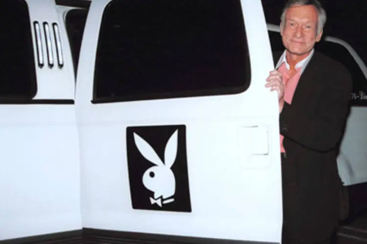 Playboy Enterprises é disputada por fundador Hugh Hefner (foto) e FriendFinder Networks, companhia proprietária da revista Penthouse (.)