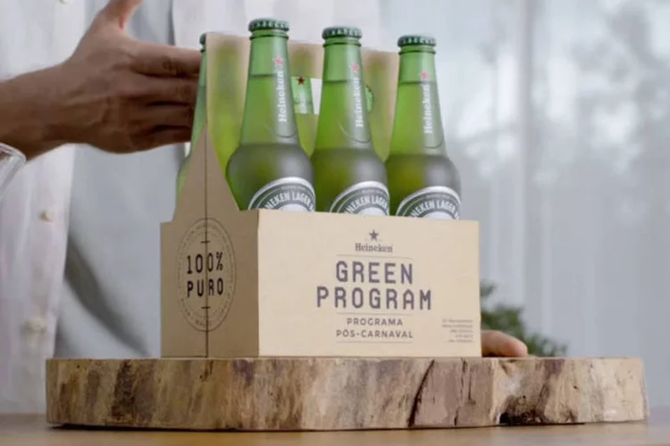Heineken: objetivo da campanha é reforçar credencias da marca e destacar ingredientes naturais do produto (Reprodução/YouTube)