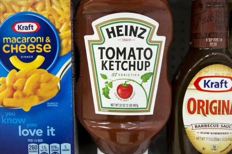 
	Heinz e Kraft: as duas gigantes da alimenta&ccedil;&atilde;o est&atilde;o se combinando para criar a terceira maior empresa de alimentos e bebidas da Am&eacute;rica do Norte
 (Brendan McDermid/Reuters)