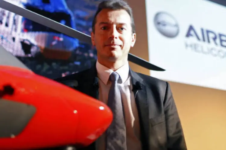 Executivo-chefe da divisão de helicópteros da Airbus, Guillaume Faury: número é acima das 55 unidades vendidas em 2013 (Charles Platiau/Reuters)