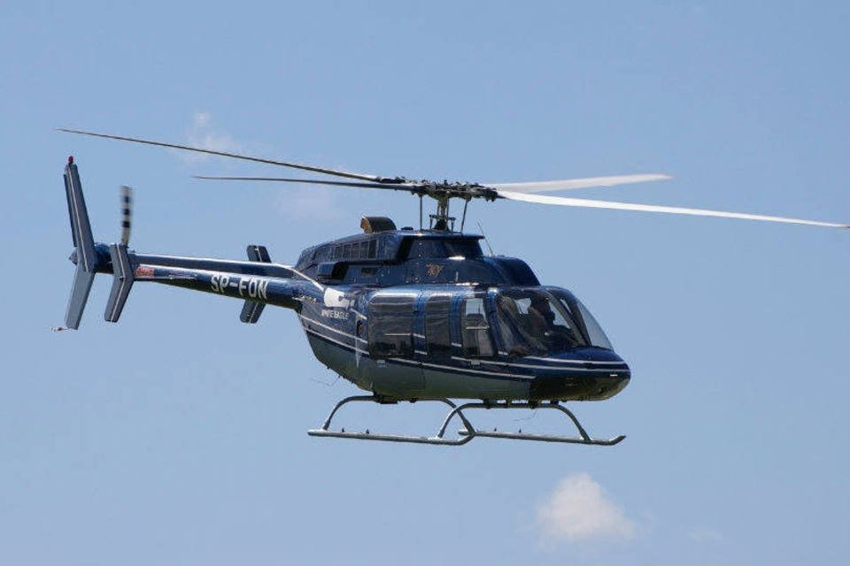 Helicóptero da PRF faz pouso forçado no Palácio Guanabara