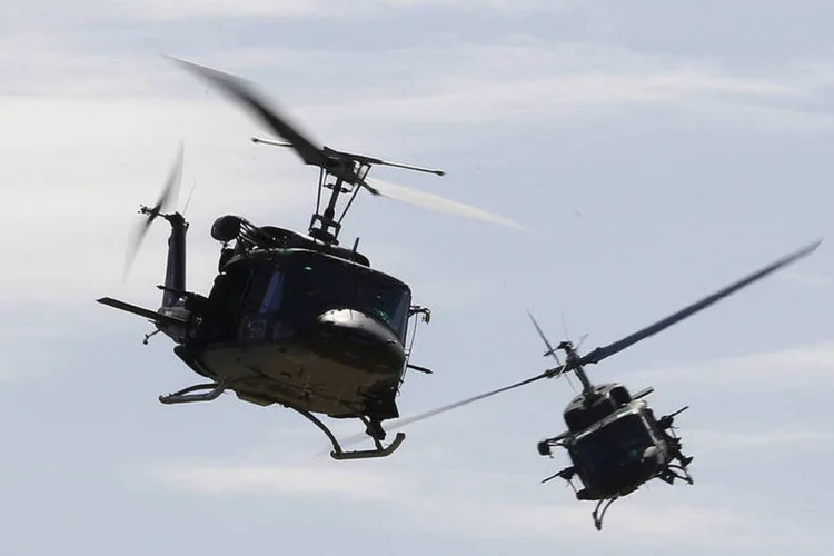
	Helic&oacute;pteros da Otan: &quot;A Otan est&aacute; monitorando de perto a situa&ccedil;&atilde;o&quot;
 (Reuters / Tony Gentile)