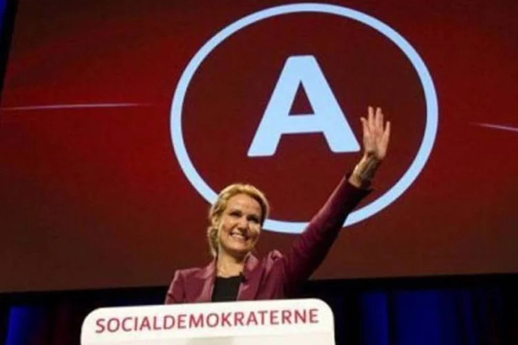 Helle Thorning-Schmidt é a líder dos sociais-democratas (Jonathan Nackstrand/AFP)
