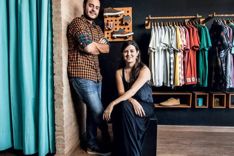 Bruno Cintra e Laura Petri, da Hermoso Compadre: criar uma rede de franquias ou vender para lojas multimarcas? (Fabiano Accorsi / EXAME PME)