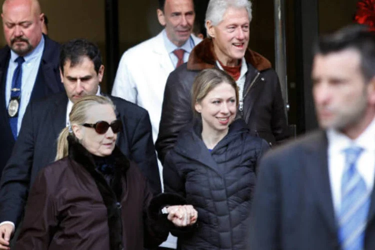 Hillary Clinton: a secretária recebeu alta do Hospital Presbiteriano de Nova York na quarta-feira, após ficar internada vários dias (REUTERS/Joshua Lott (UNITED STATES)