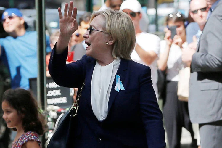 
	Hillary Clinton: Trump desejou nesta segunda-feira uma recupera&ccedil;&atilde;o r&aacute;pida a Hillary
 (Brian Snyder/Reuters)