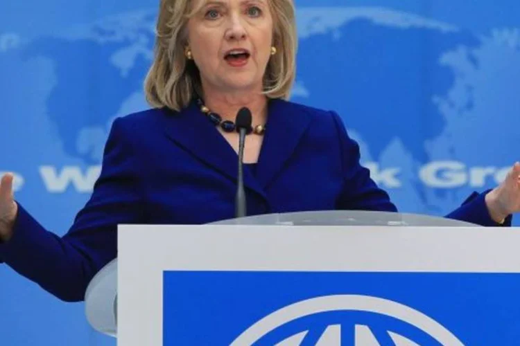 Hillary foi vencida por Obama dentro do partido Democrata nas eleições de 2008 e integrada ao governo com a vitória da legenda (Mark Wilson/Getty Images)