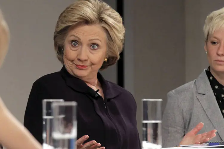 
	Hillary Clinton: os eleitores do Estado de Nova York ir&atilde;o &agrave;s urnas no dia 19 de abril para votar nas prim&aacute;rias democratas
 (Brendan McDermid / Reuters)
