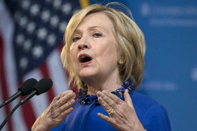 
	A pr&eacute;-candidata &agrave; presid&ecirc;ncia dos Estados Unidos, Hillary Clinton
 (Brendan McDermid/Reuters)