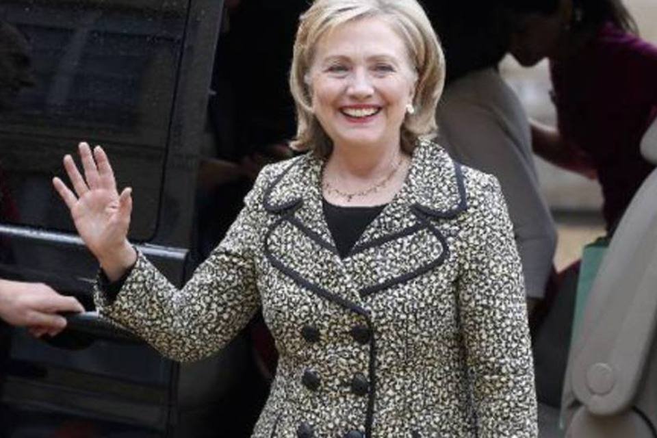 Hollywood estende o tapete vermelho para Hillary Clinton