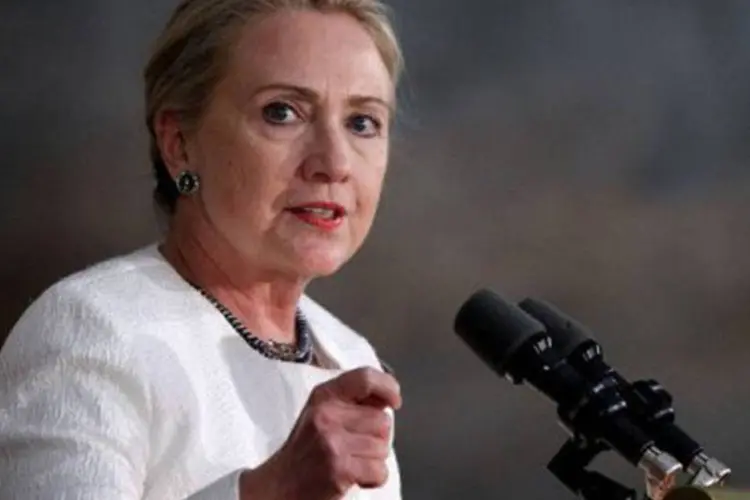 A secretária de Estado americana, Hillary Clinton: na quarta-feira, o chefe da luta antiterrorista dos Estados Unidos já havia descrito o ataque como "terrorista" (©AFP/Getty Images / Alex Wong)