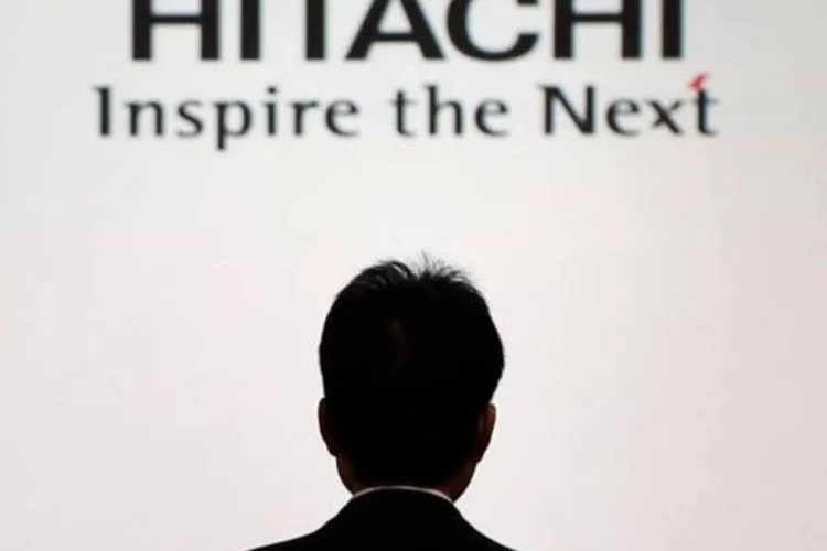 
	Logotipo da Hitachi: ficar&aacute; em S&atilde;o Paulo a sua sede brasileira
 (Toru Hanai/Reuters)