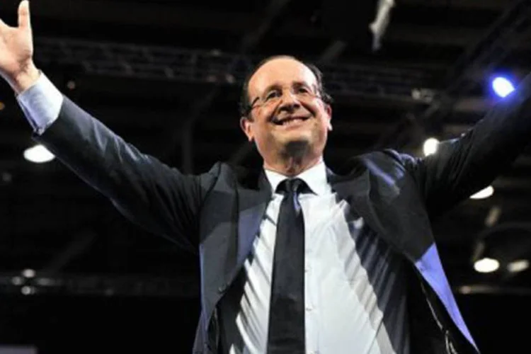 Hollande prometeu, se eleito, se esforçar para reduzir o déficit orçamentário francês para não alimentar ainda mais a crise da zona do euro (©AFP / Philippe Huguen)